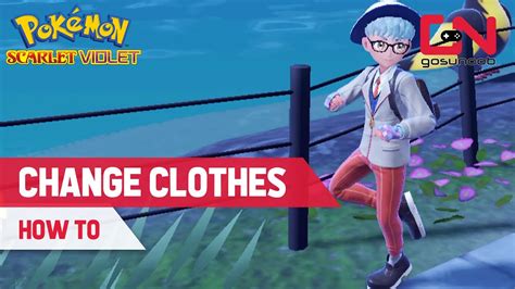 how to change clothes pokemon violet|pokemon scarlet and violet clothing store.